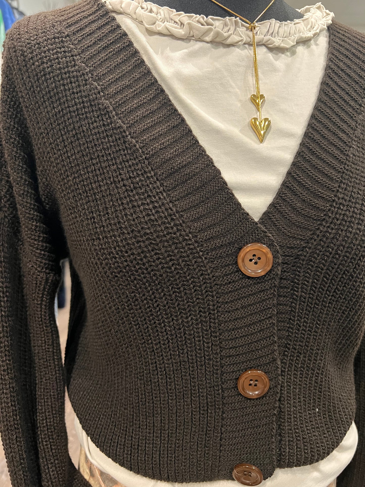 CARDIGAN CROP