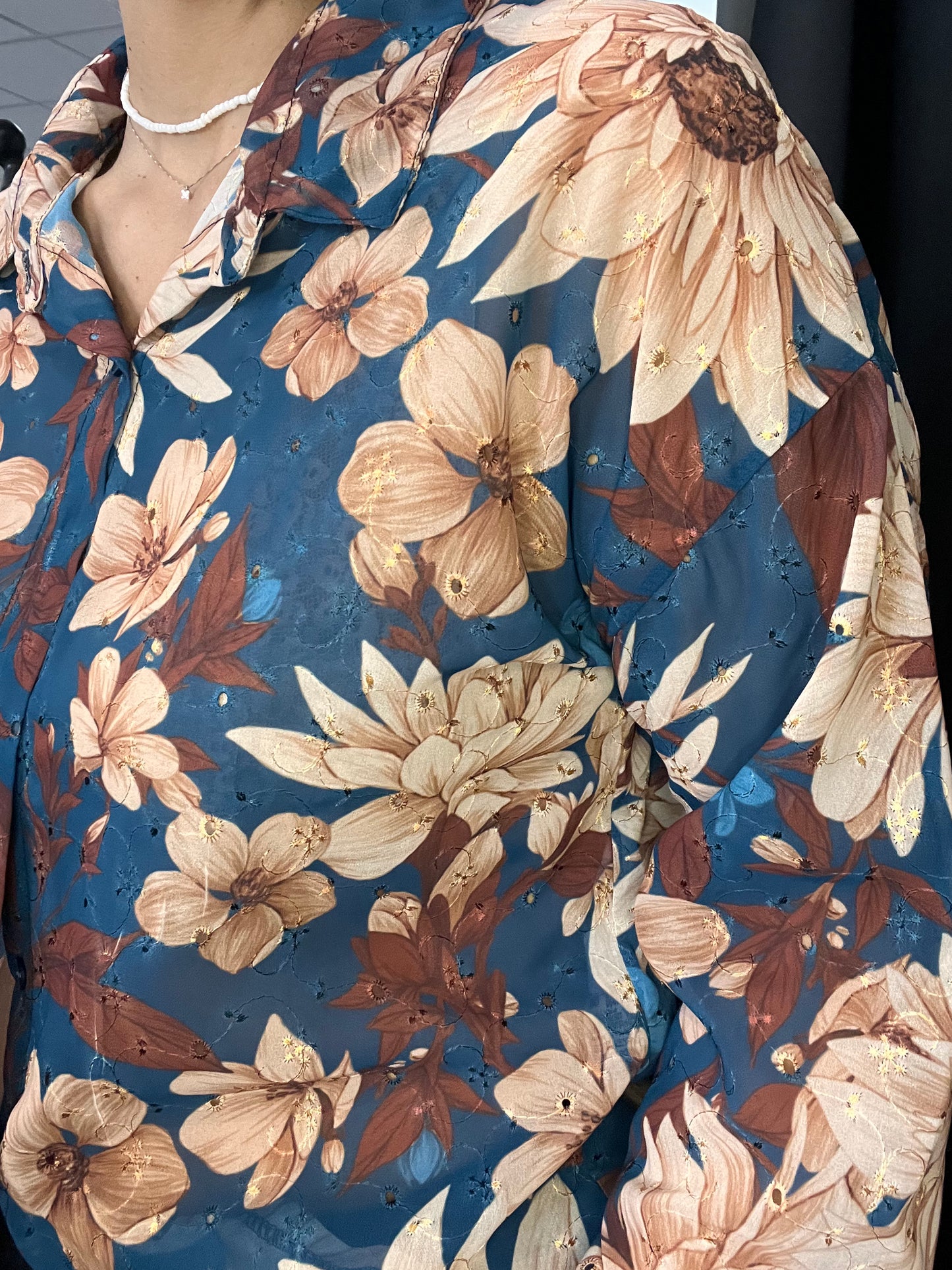 CAMICIA FIORI SANGALLO