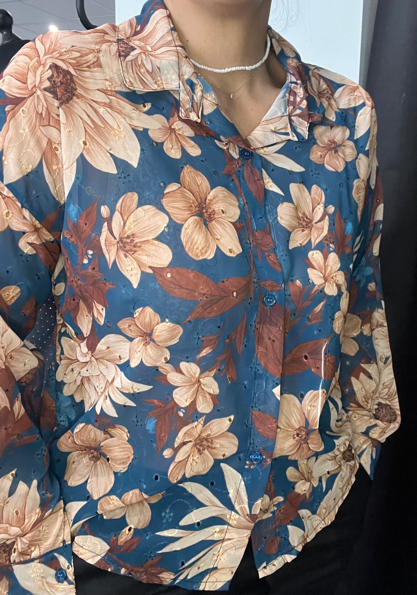 CAMICIA FIORI SANGALLO