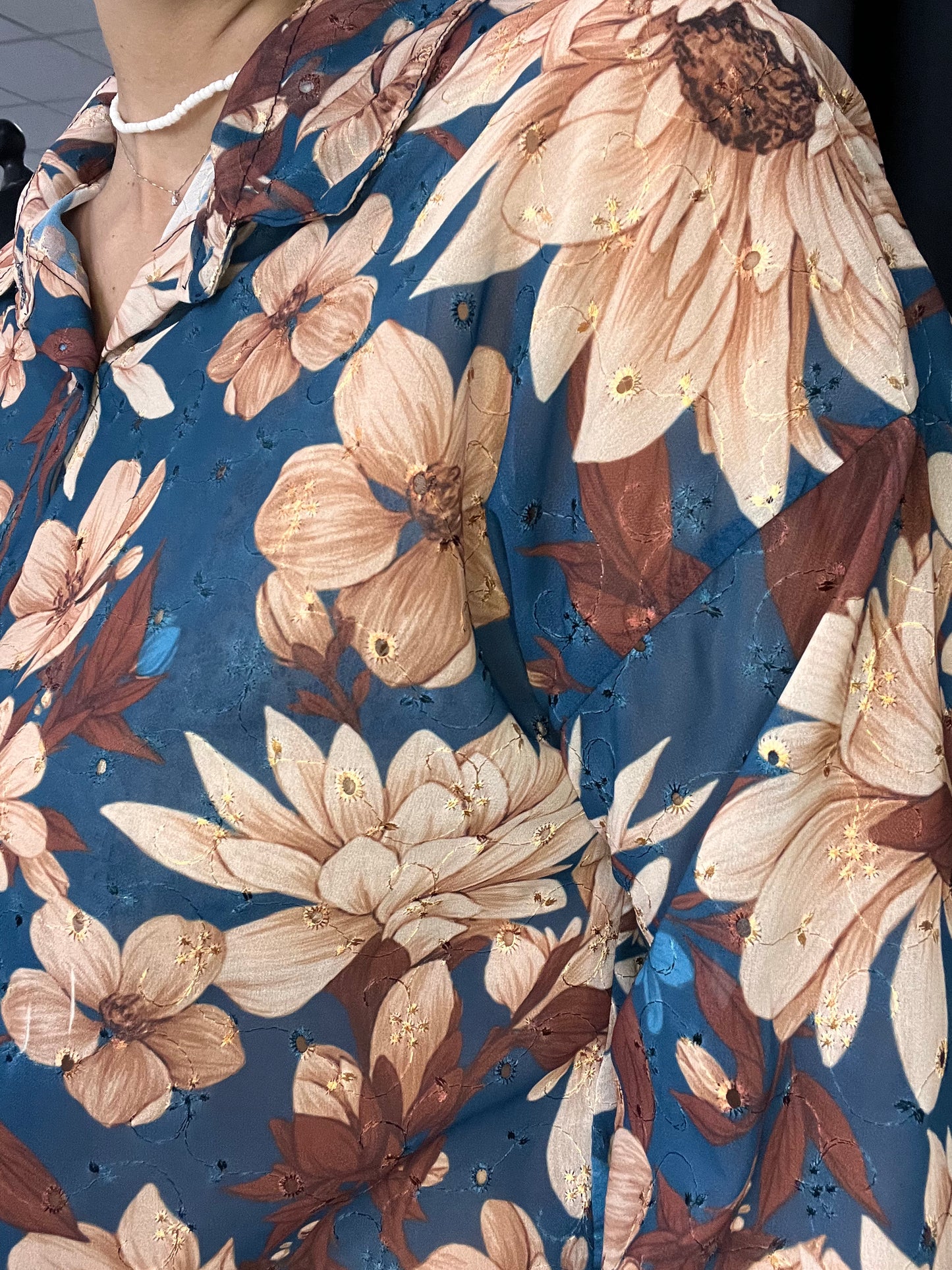 CAMICIA FIORI SANGALLO